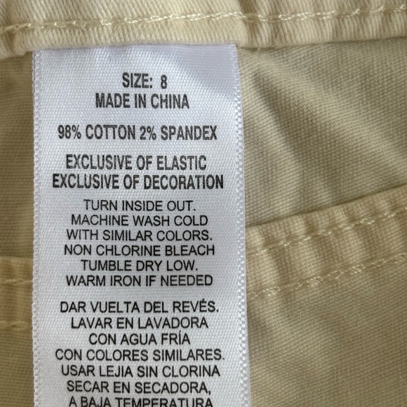 Wallflower Cream and Blue Skorts Floral Summer Style - Picture 6 of 8